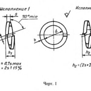 Шайбы пружинные ГОСТ 6402-70